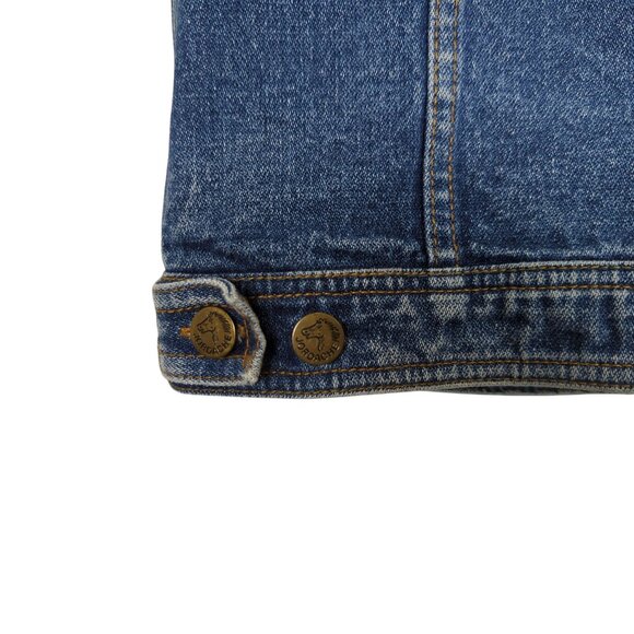 Vintage Jordache Denim Sleeveless Jacket‎ Vest Pockets Button Front 1980's - Picture 7 of 16